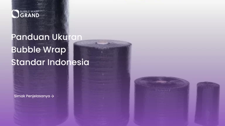 ukuran bubble wrap standar