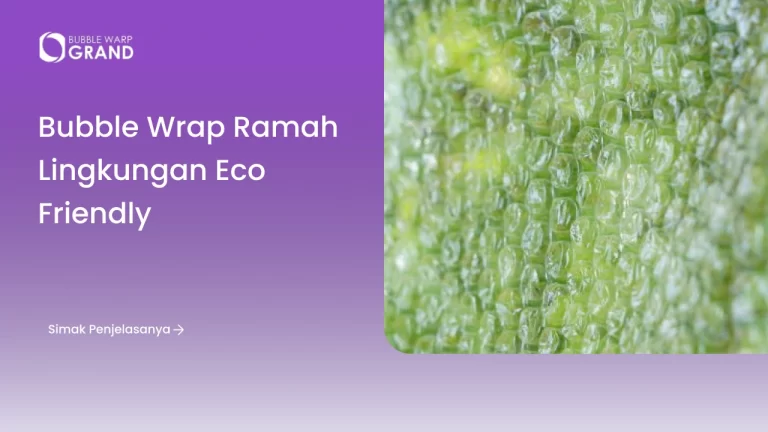 bubble wrap ramah lingkungan