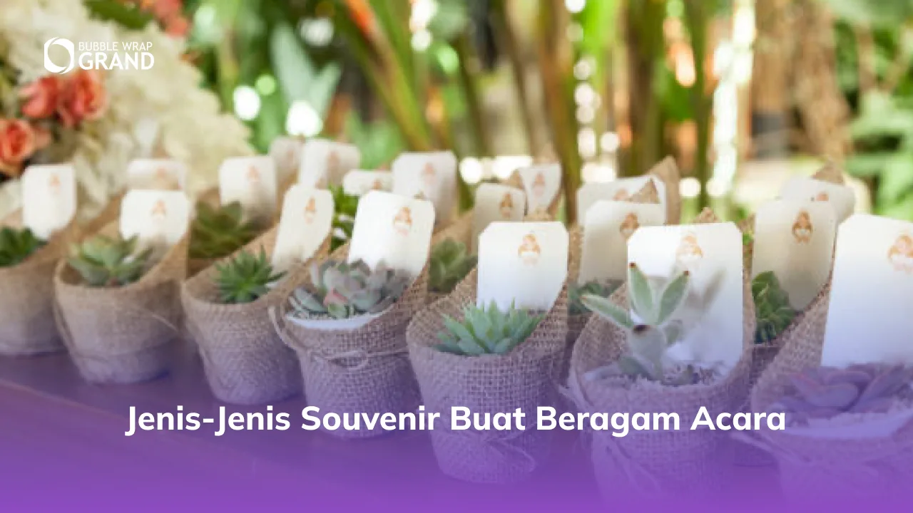 Jenis-Jenis Souvenir Buat Beragam Acara