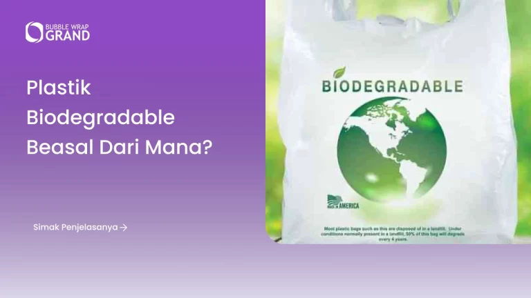 Plastik Biodegradable Berasal Dari Mana?