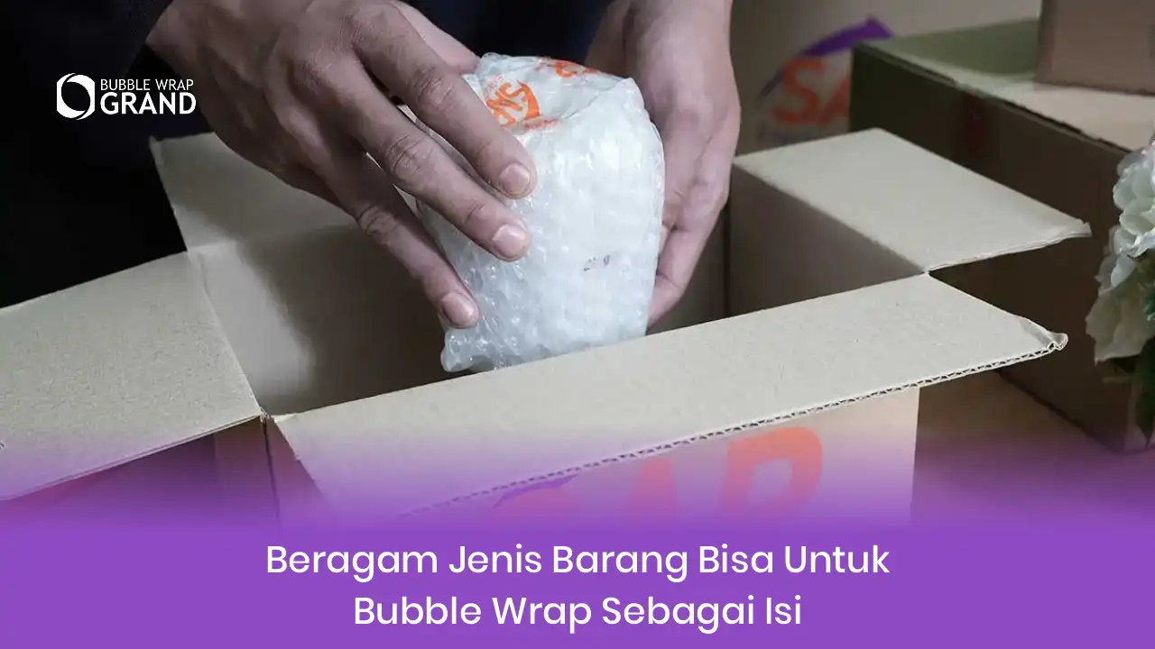 3. Beragam Jenis Barang Bisa untuk Bubble Wrap Sebagai Isi