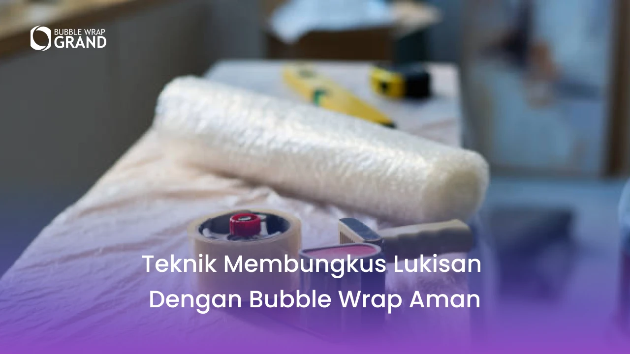 1. Teknik Membungkus Lukisan dengan Bubble Wrap Aman