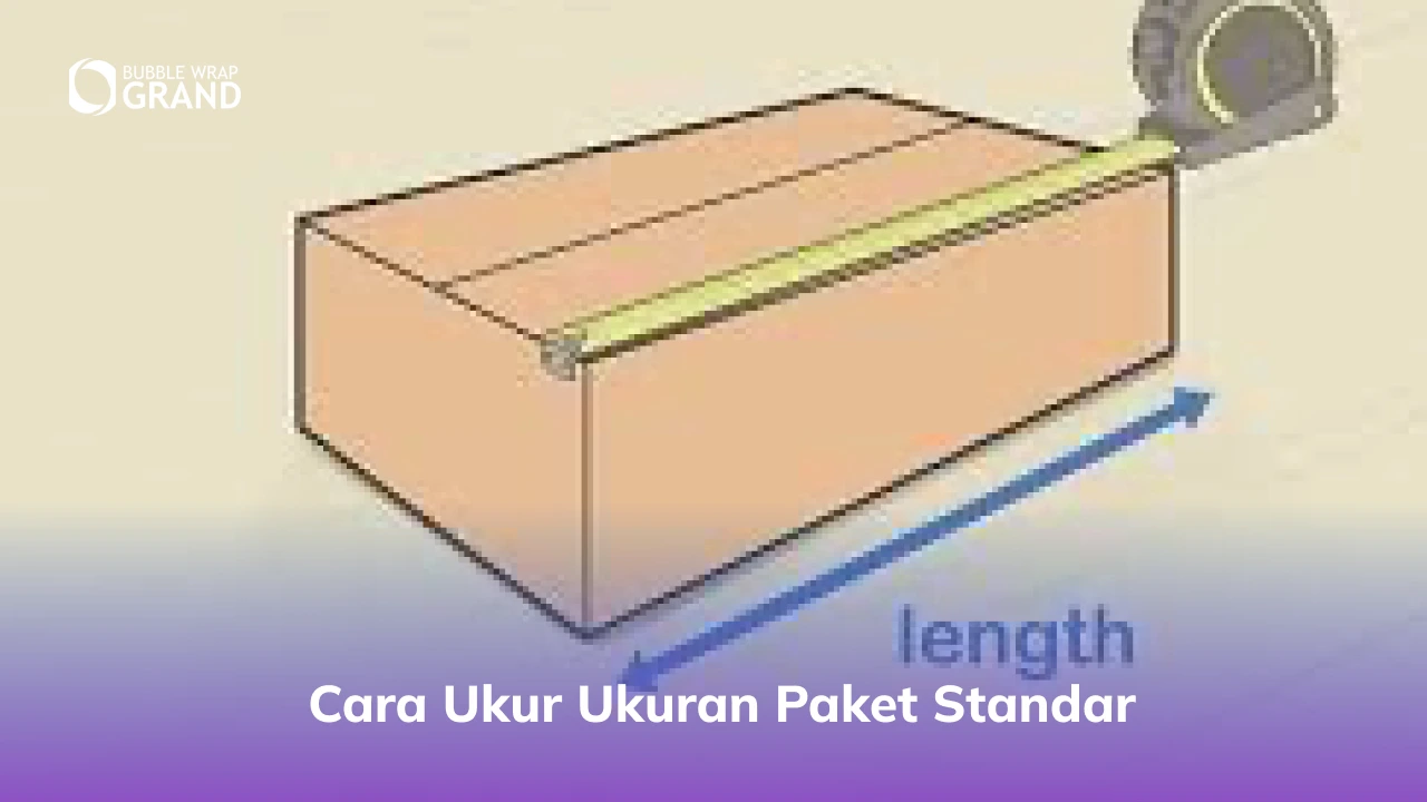 1. cara ukur ukuran paket standar