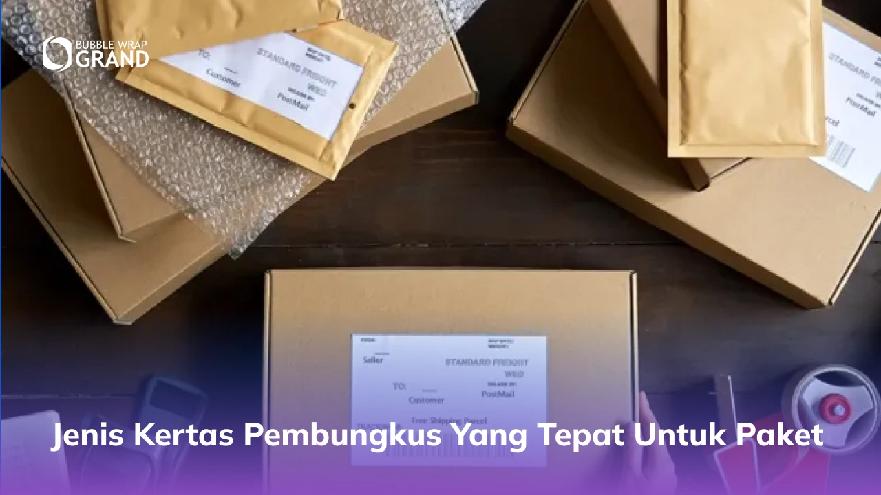 Jenis Kertas Pembungkus yang Tepat untuk Paket