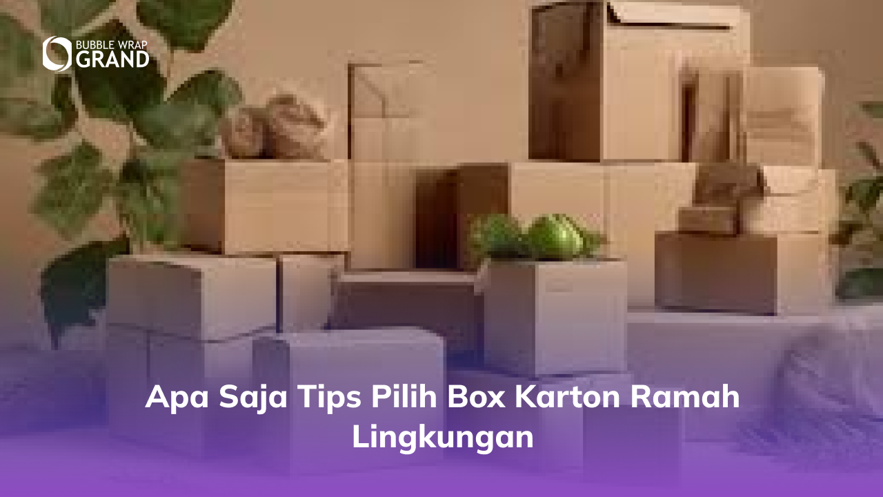 Apa Saja Tips Pilih Box Karton Ramah Lingkungan