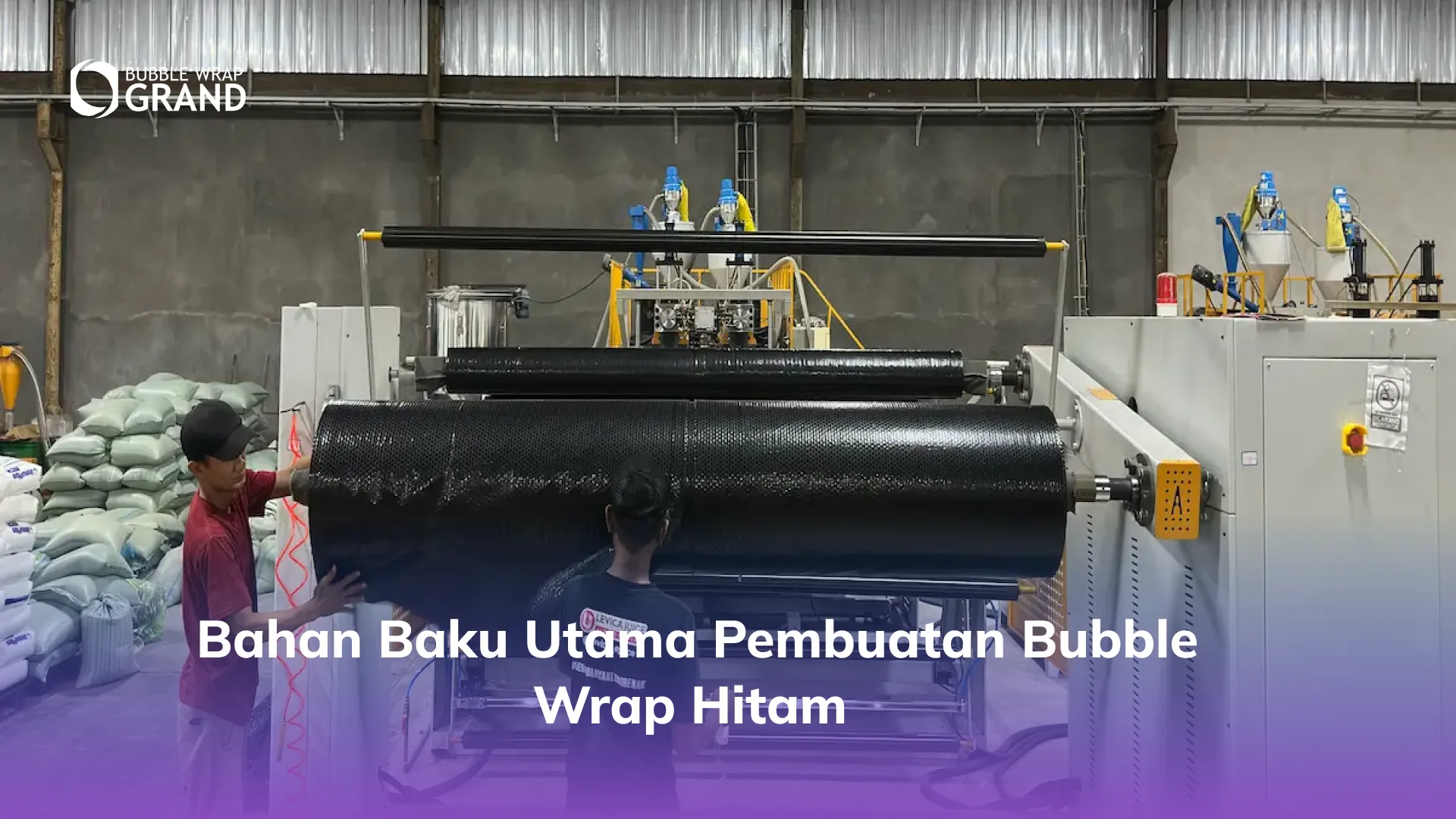 Bahan Baku Utama Pembuatan Bubble Wrap Hitam