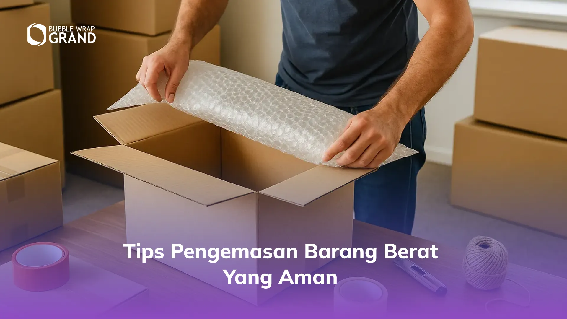 Tips Pengemasan Barang Berat yang Aman
